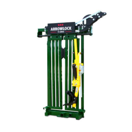 Arrowlock cattle head gate